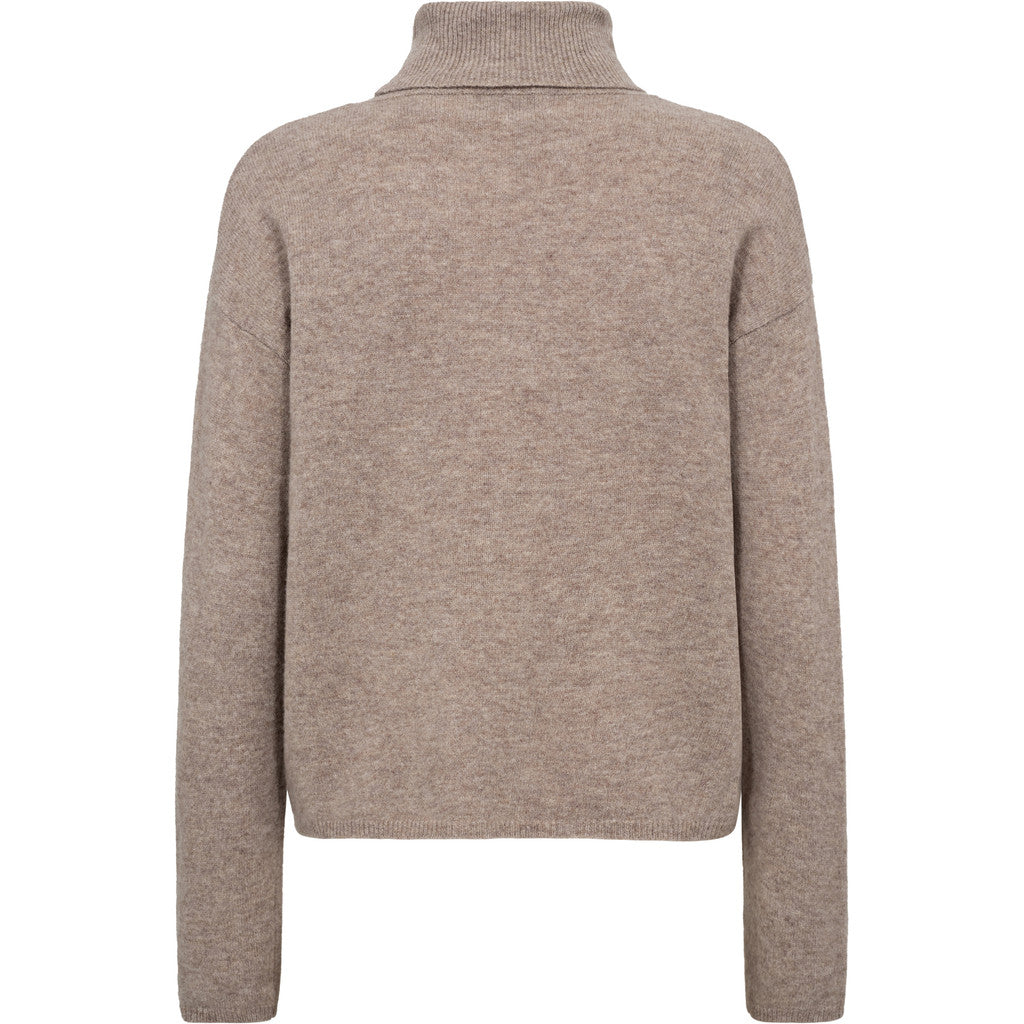 Merino knit rollneck