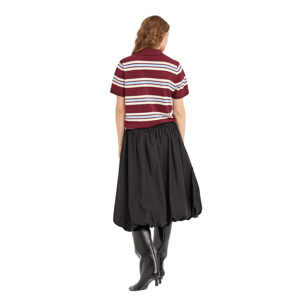 Polo Stripe Knit Blouse