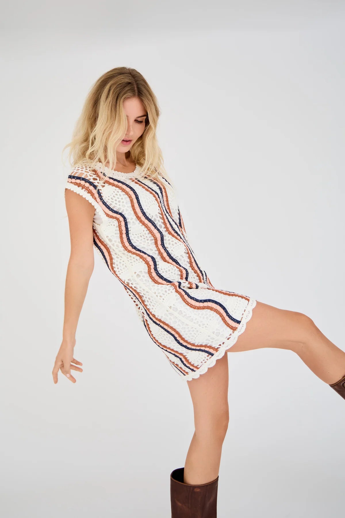 California crochet dress