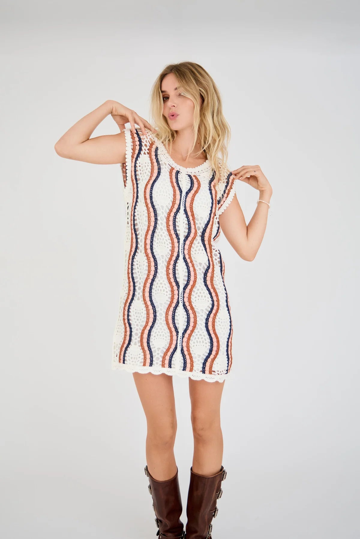 California crochet dress