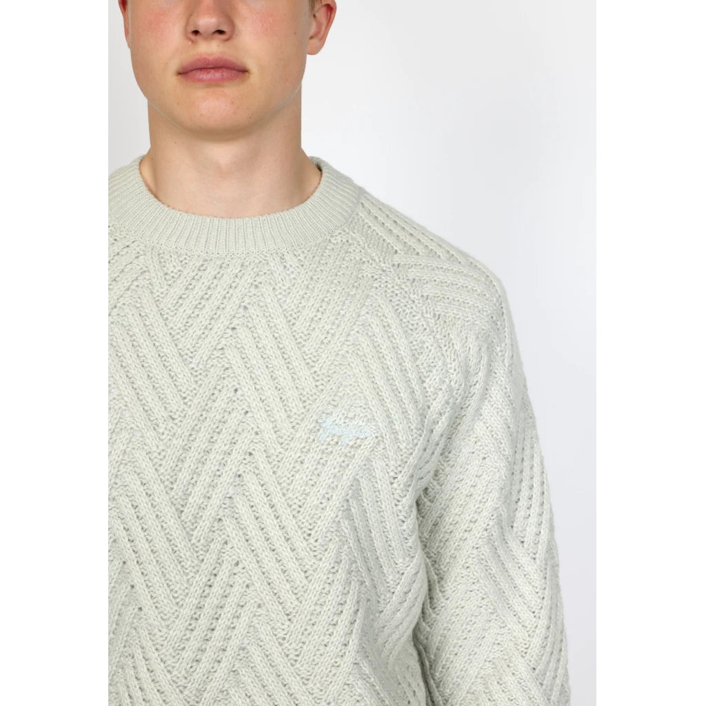 DPKnitted Crossed Sweater