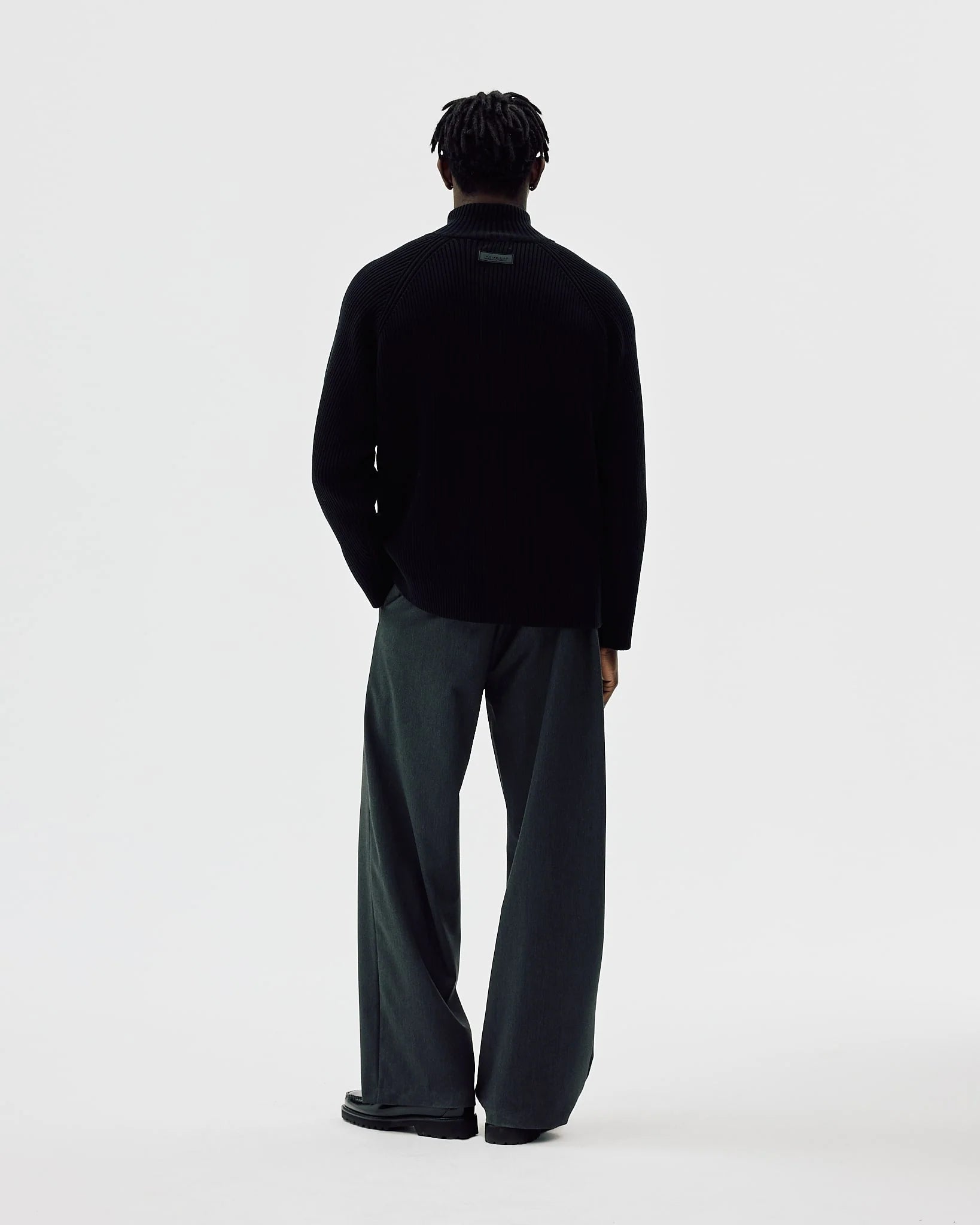 FULL ZIP KNIT SWEATER
