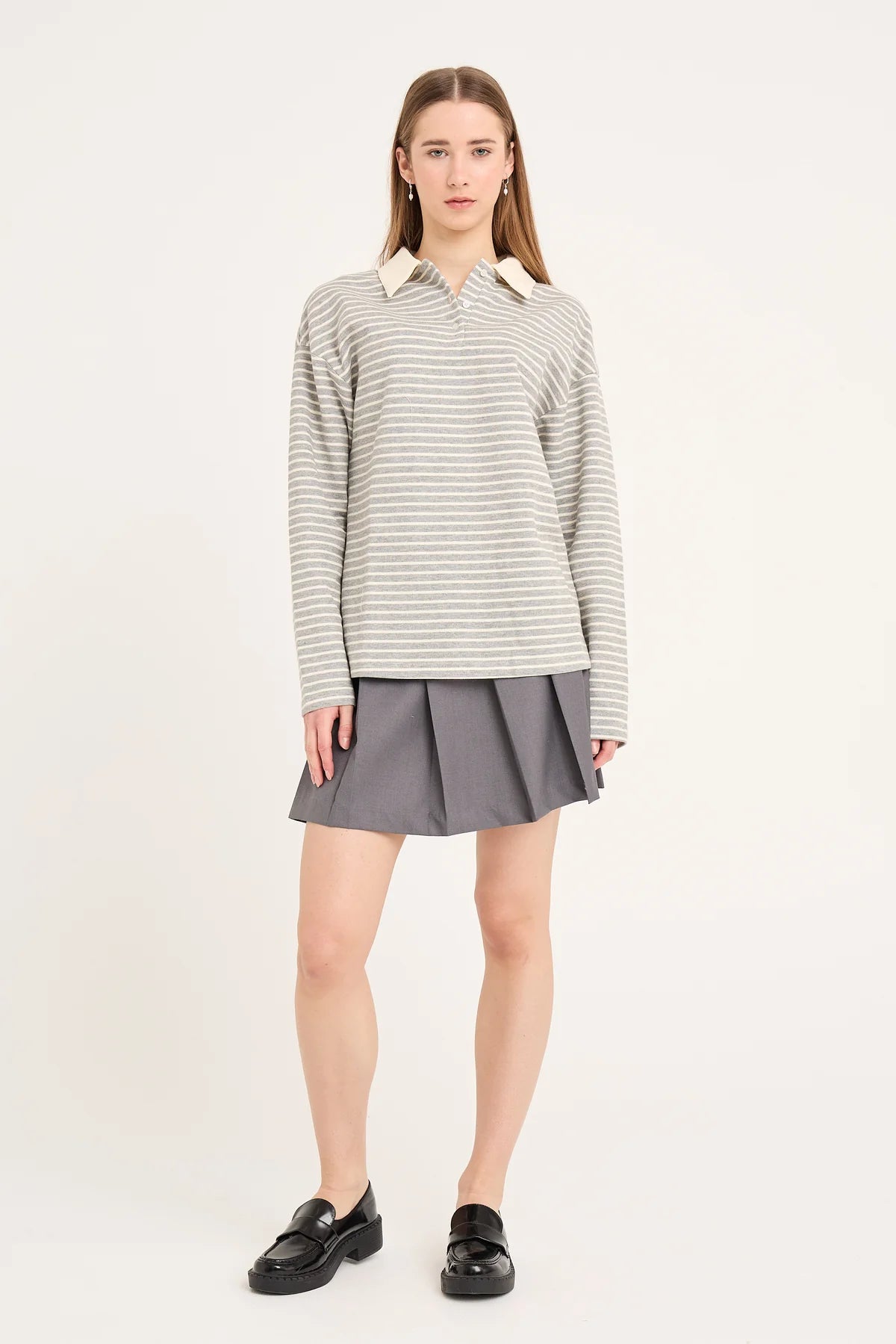 Nila polo blouse