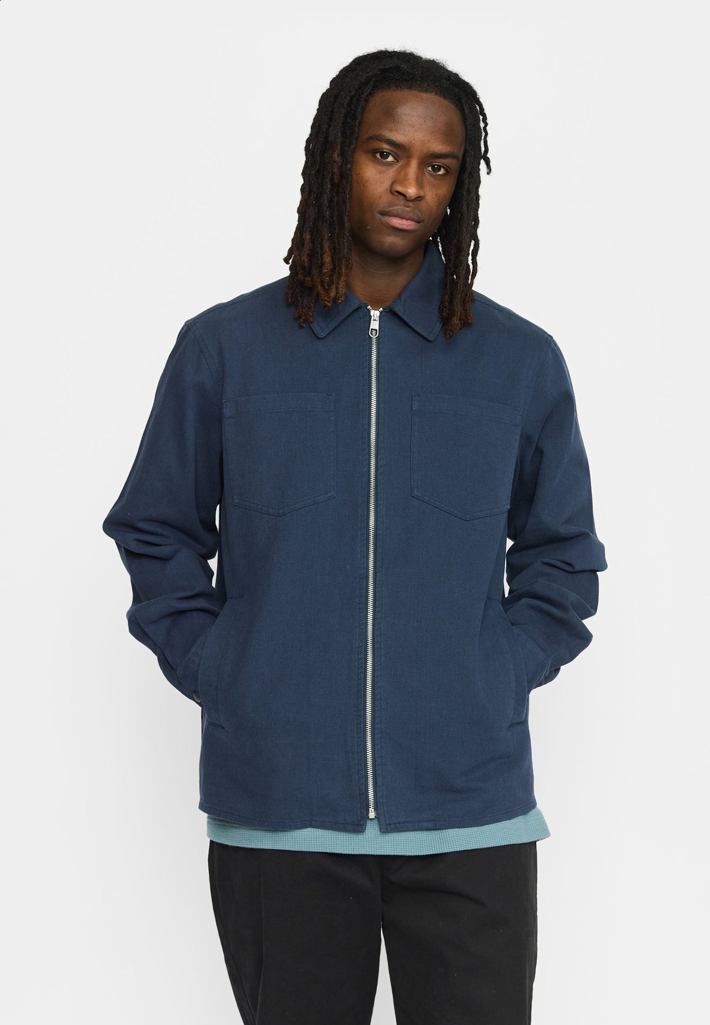 3922 Overshirt w. Zipper