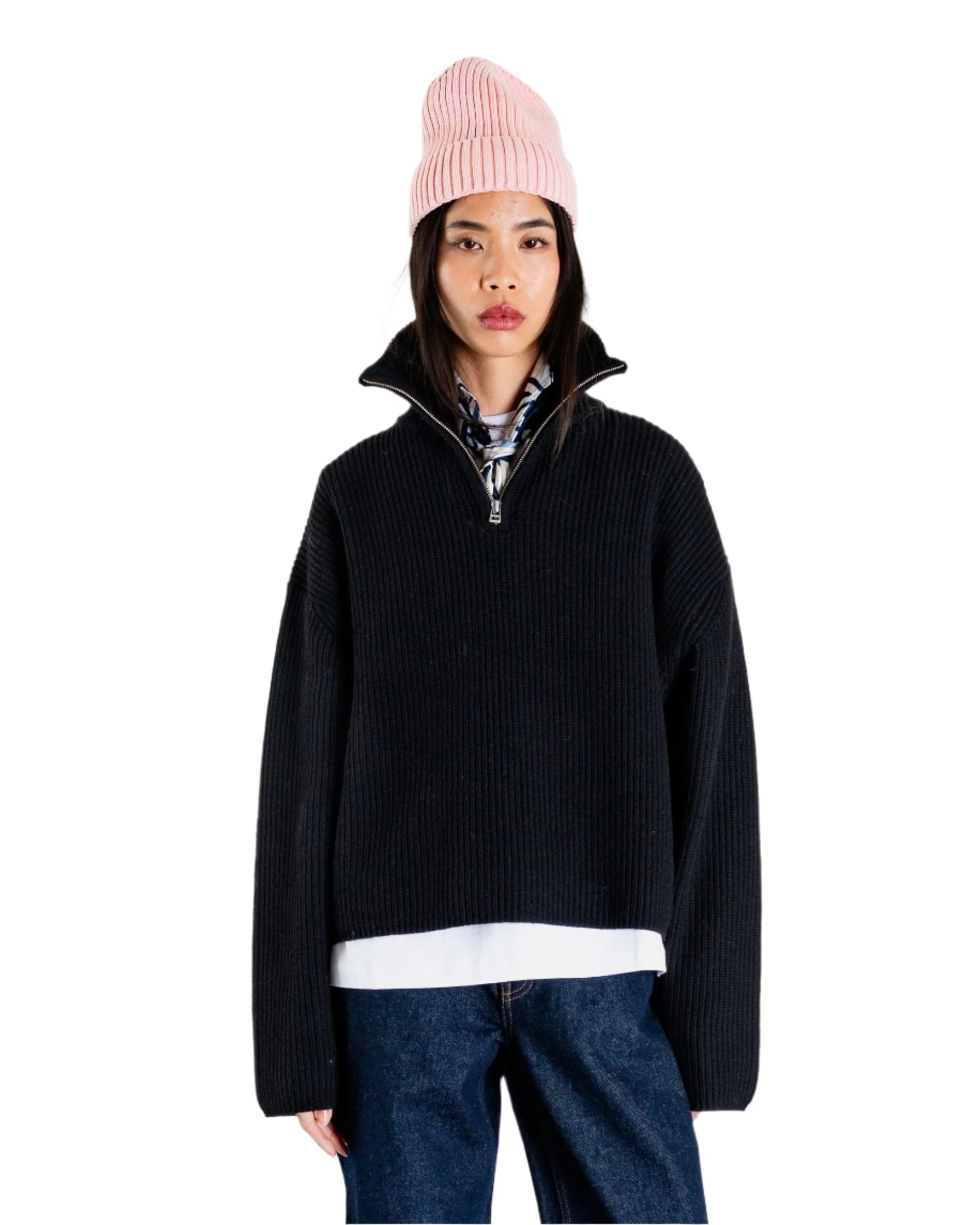 WBFang Half Zip Knit