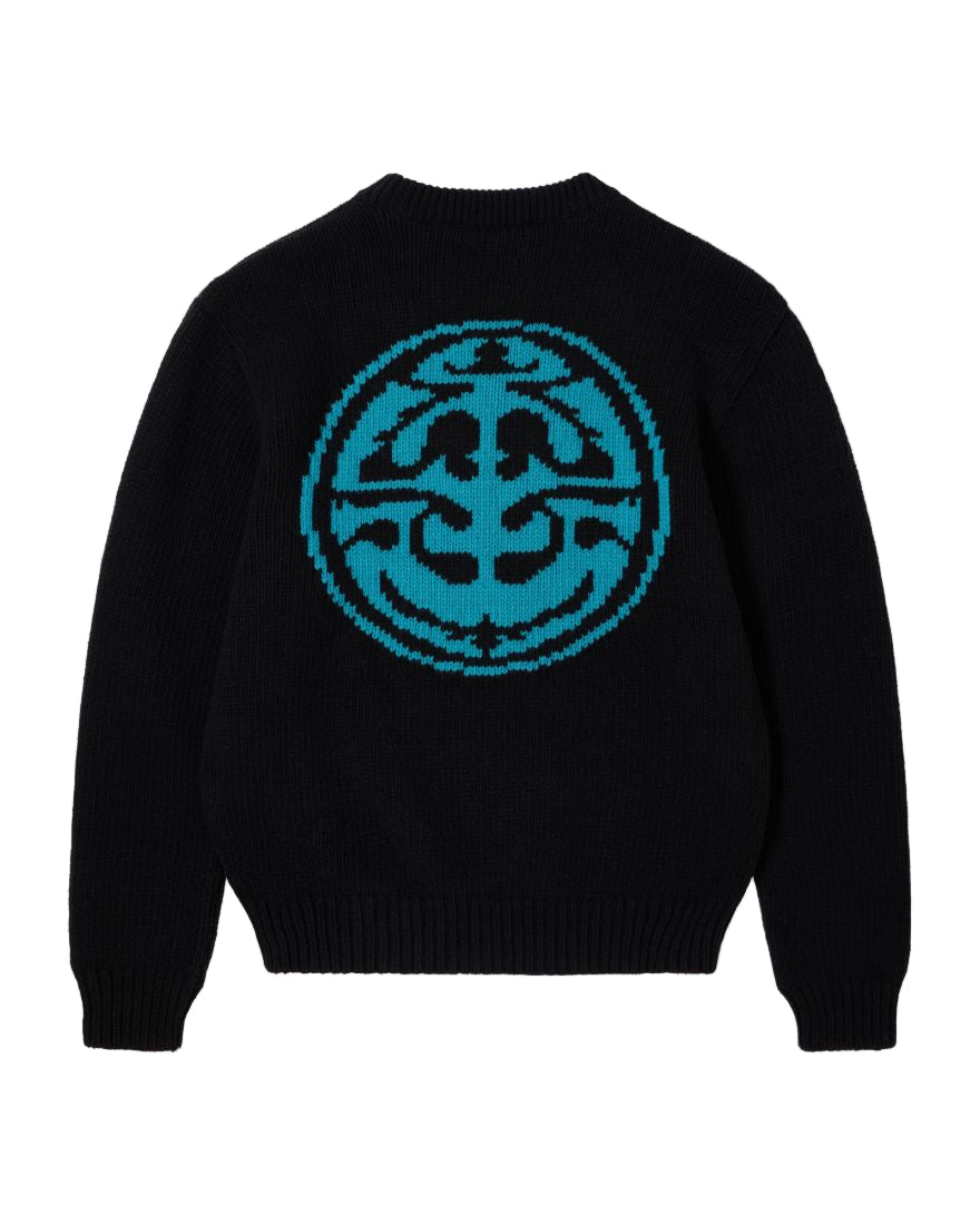 ELLIS SWEATERBLACK/ BALTIC